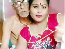 Desi Bhabhi Tiktok Fun With Oldman